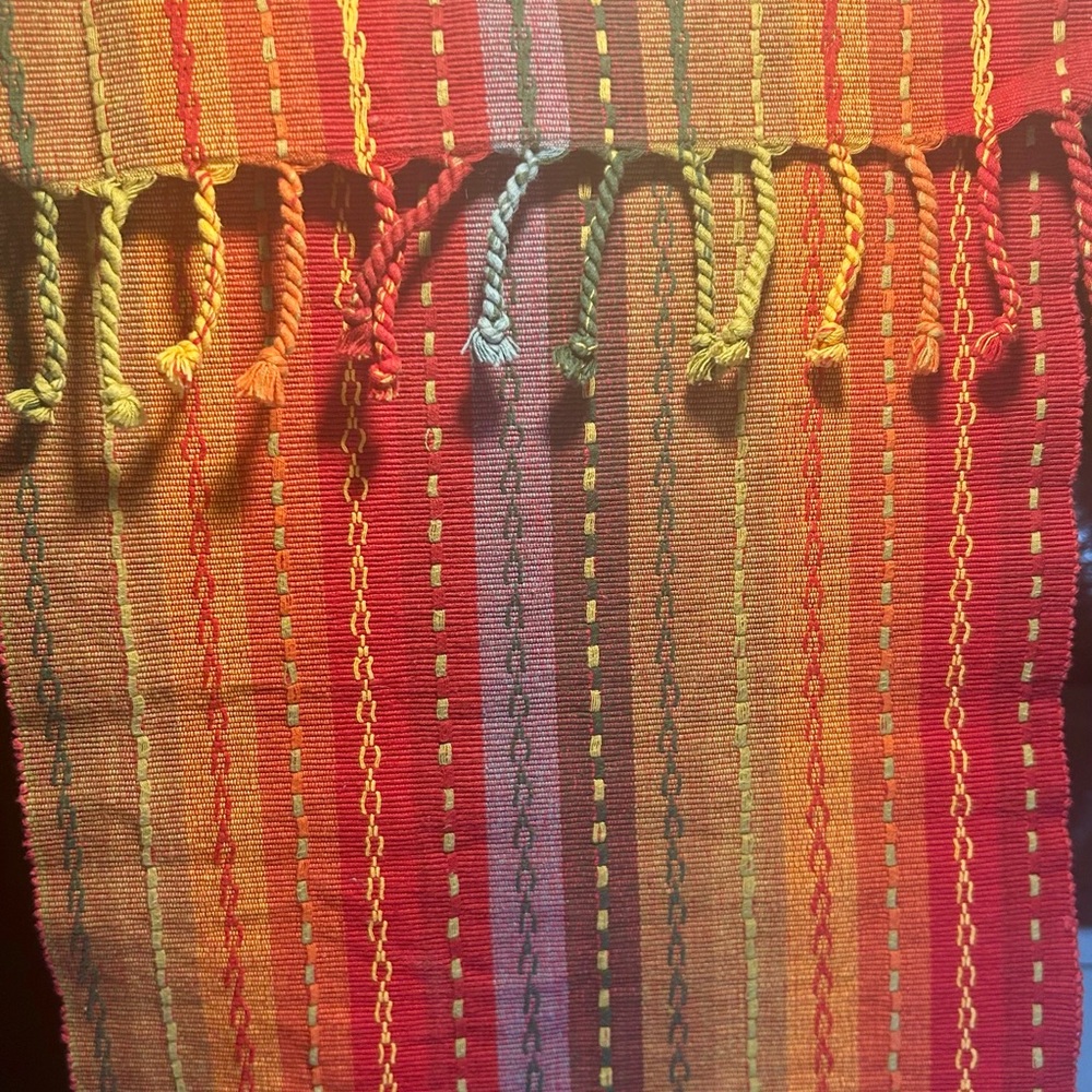Pier 1 Imports colorful table runner